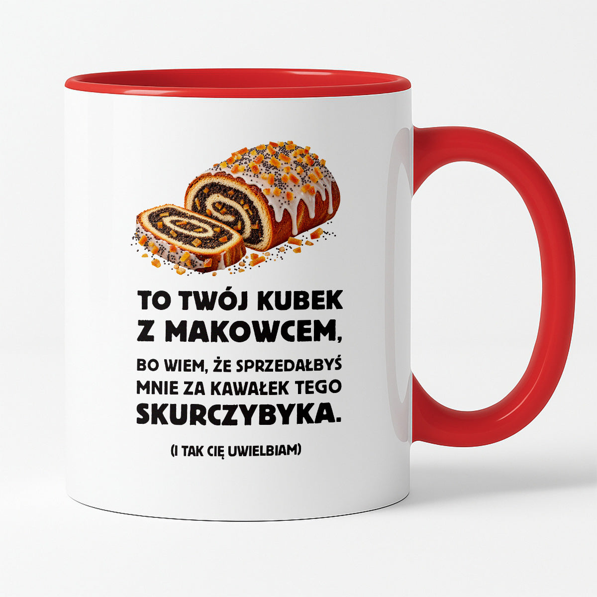 Kubek z nadrukiem "Kubek z makowcem"