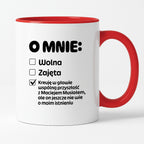 Kubek z nadrukiem "Mój status"