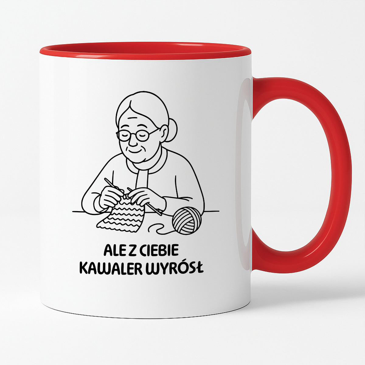 Kubek dla Babci / Dziadka - "Ale z Ciebie kawaler wyrósł"