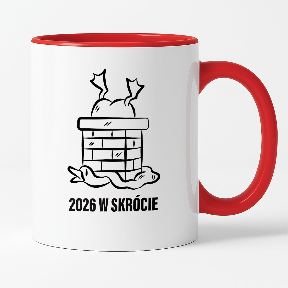 Kubek świąteczny z GĄSKĄ - "2026 W SKRÓCIE"