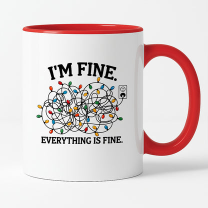 Kubek świąteczny "I'm fine. It's fine. Everything's fine."