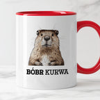 Kubek z nadrukiem "Bóbr kurwa"