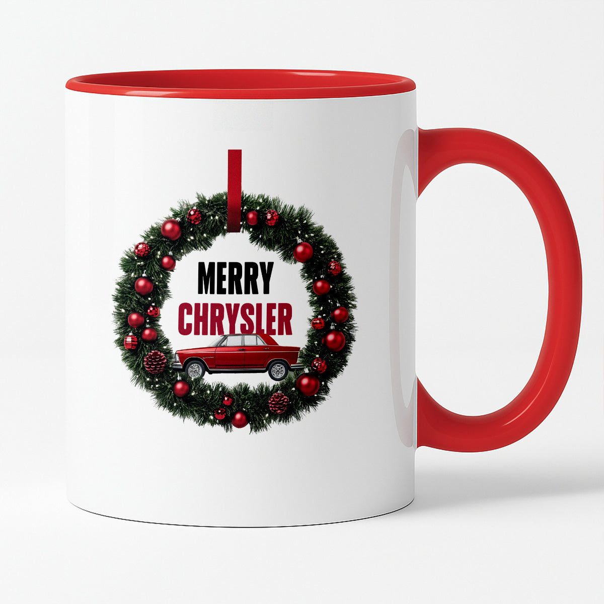 Kubek świąteczny mem "Merry Chrysler"