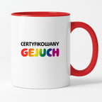 Kubek z nadrukiem - "Certyfikowany gejuch"