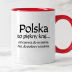 Kubek z nadrukiem "Polska to piękny kraj" v2