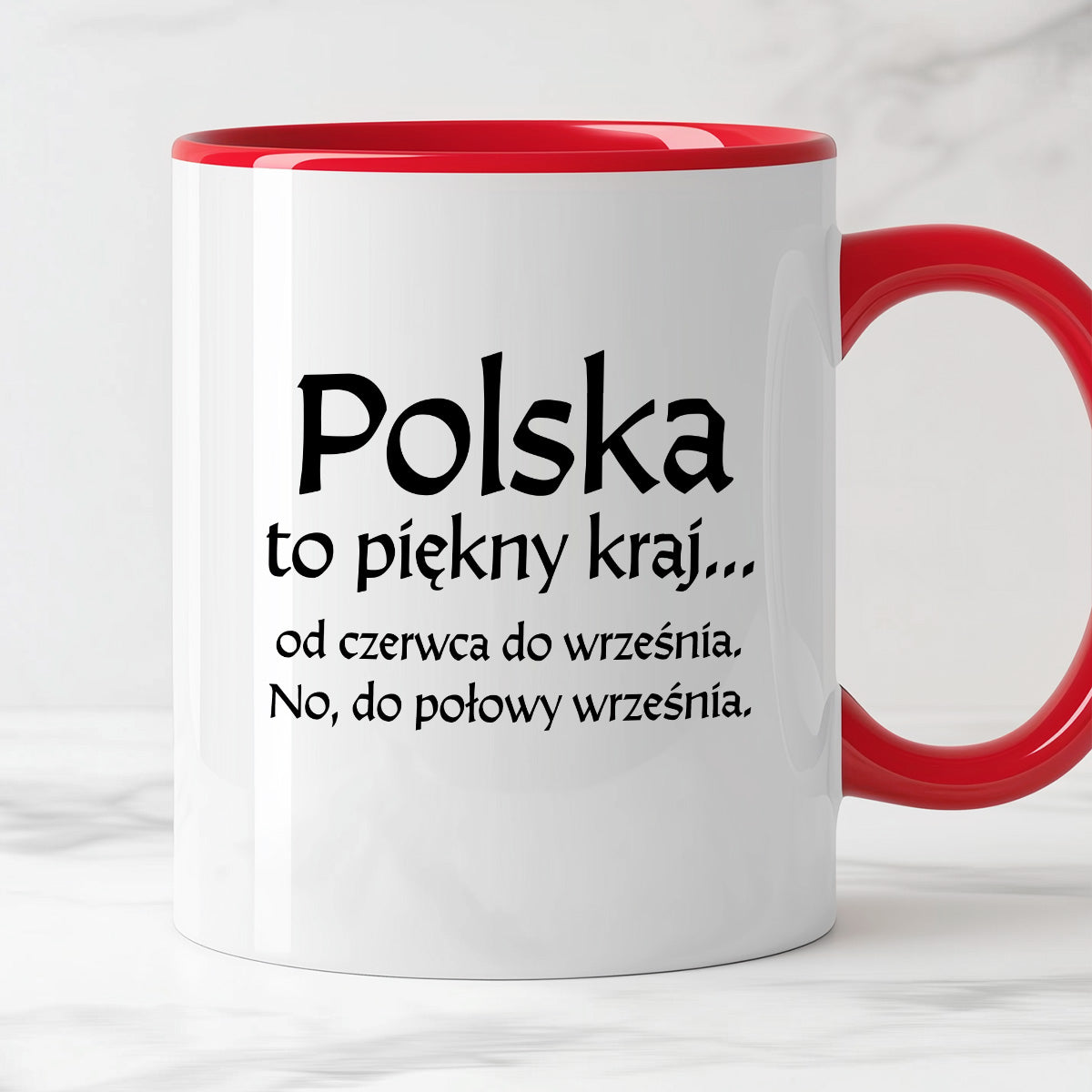 Kubek z nadrukiem "Polska to piękny kraj" v2