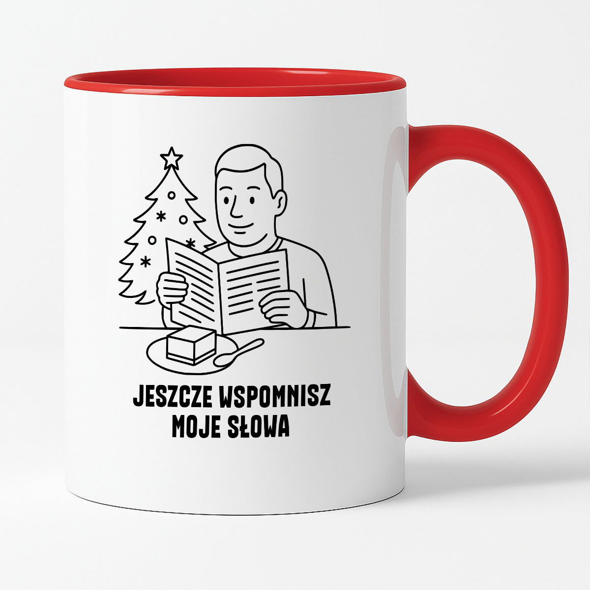 Kubek świąteczny z cytatem TATY - "Jeszcze wspomnisz moje słowa"