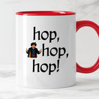 Kubek z nadrukiem "hop, hop, hop!" v2