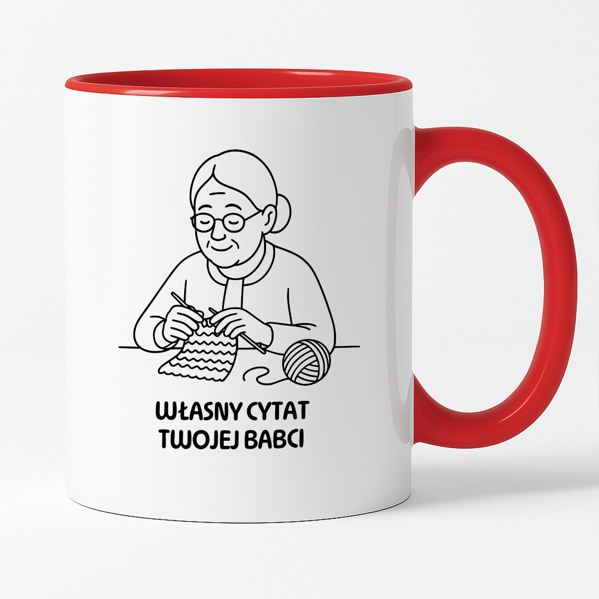 Kubek dla Babci / Dziadka - "Własny cytat"