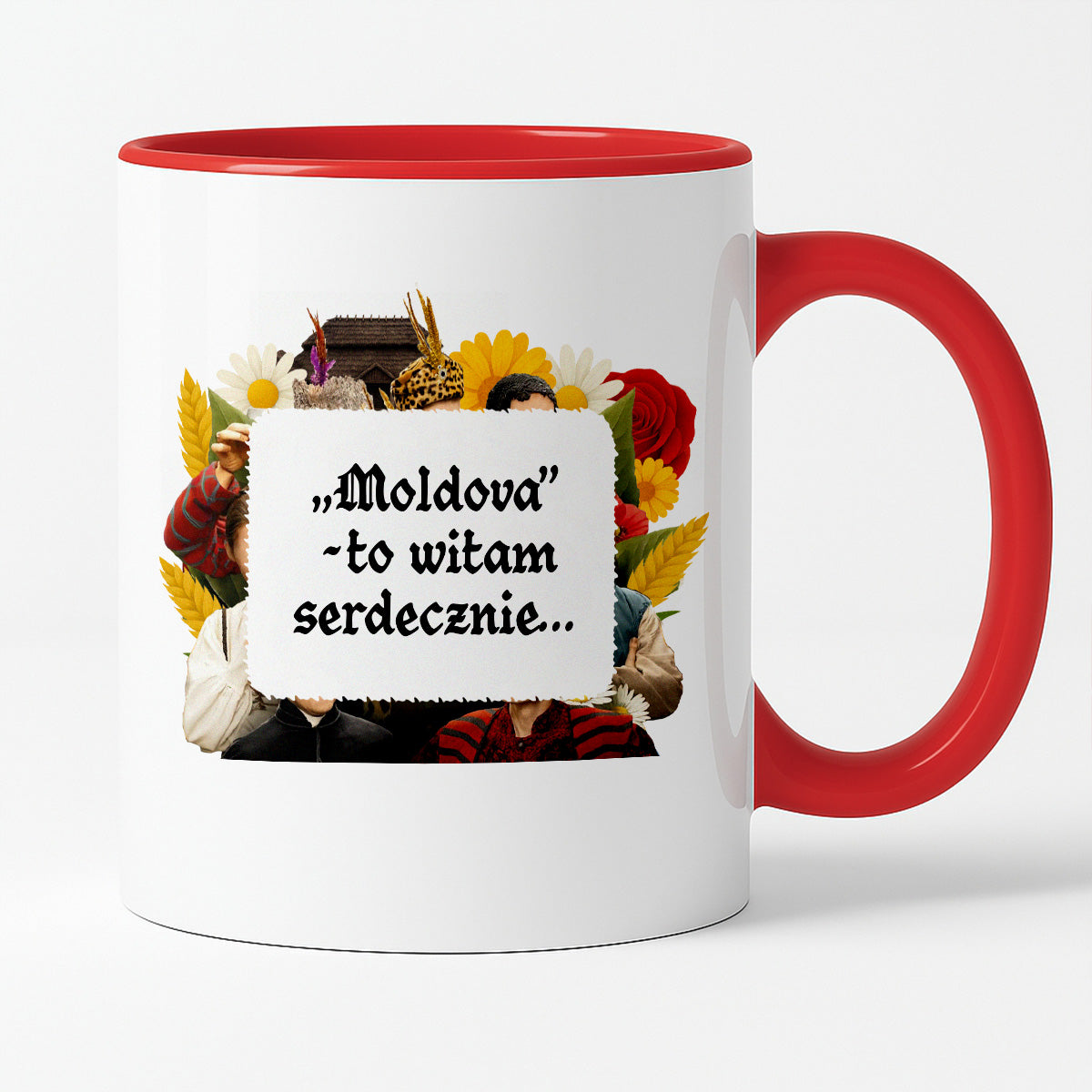 Kubek z nadrukiem "„Moldova” to witam serdecznie..." NOWE 1670