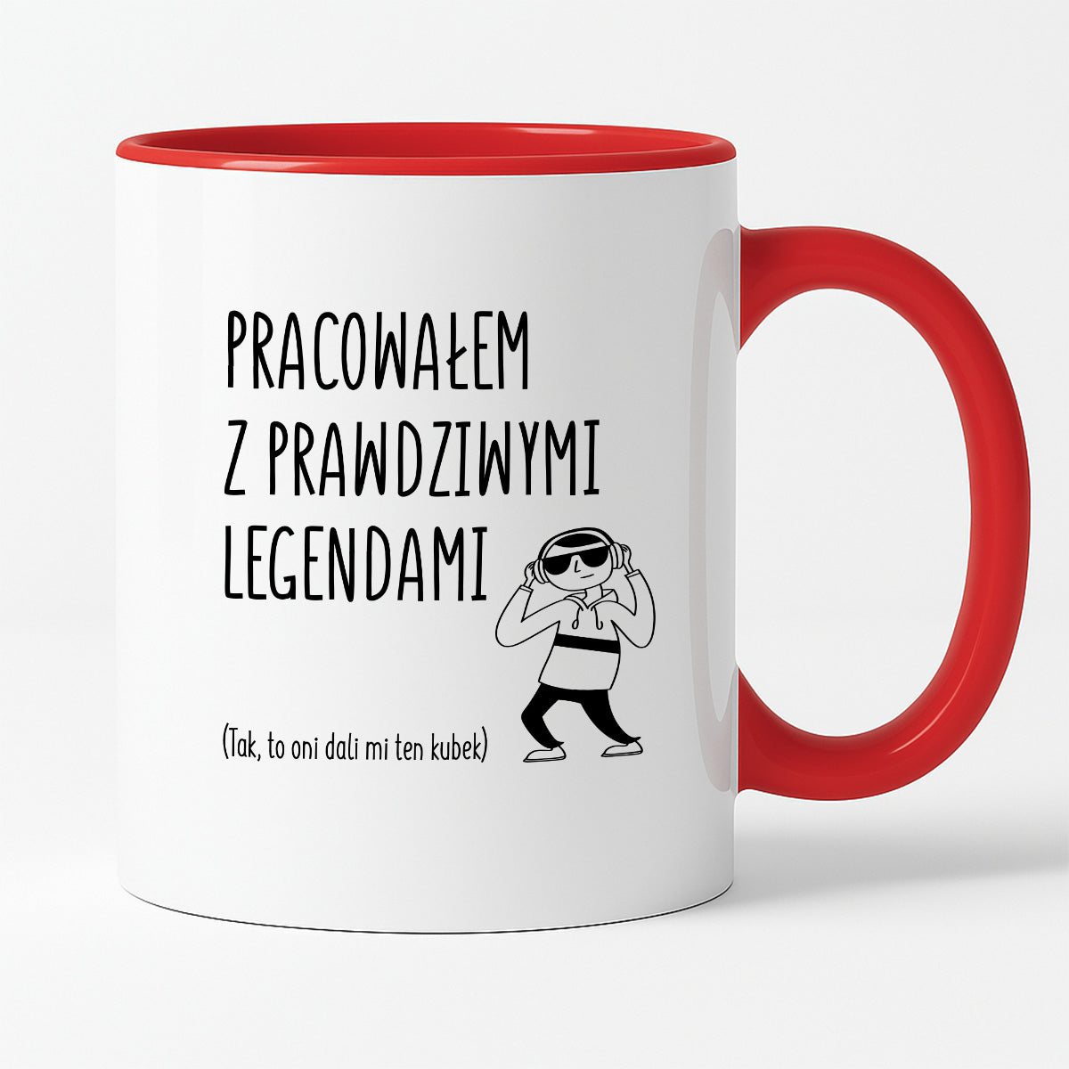 Kubek z nadrukiem na ODEJŚCIE Z PRACY - "Pracowałem z prawdziwymi legendami"