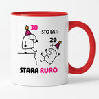 Kubek z nadrukiem "STO LAT! STARA RURO" [dowolny wiek]