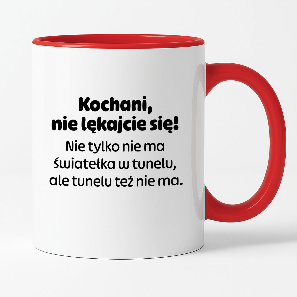 Kubek z nadrukiem - "Kochani nie lękajcie się!"