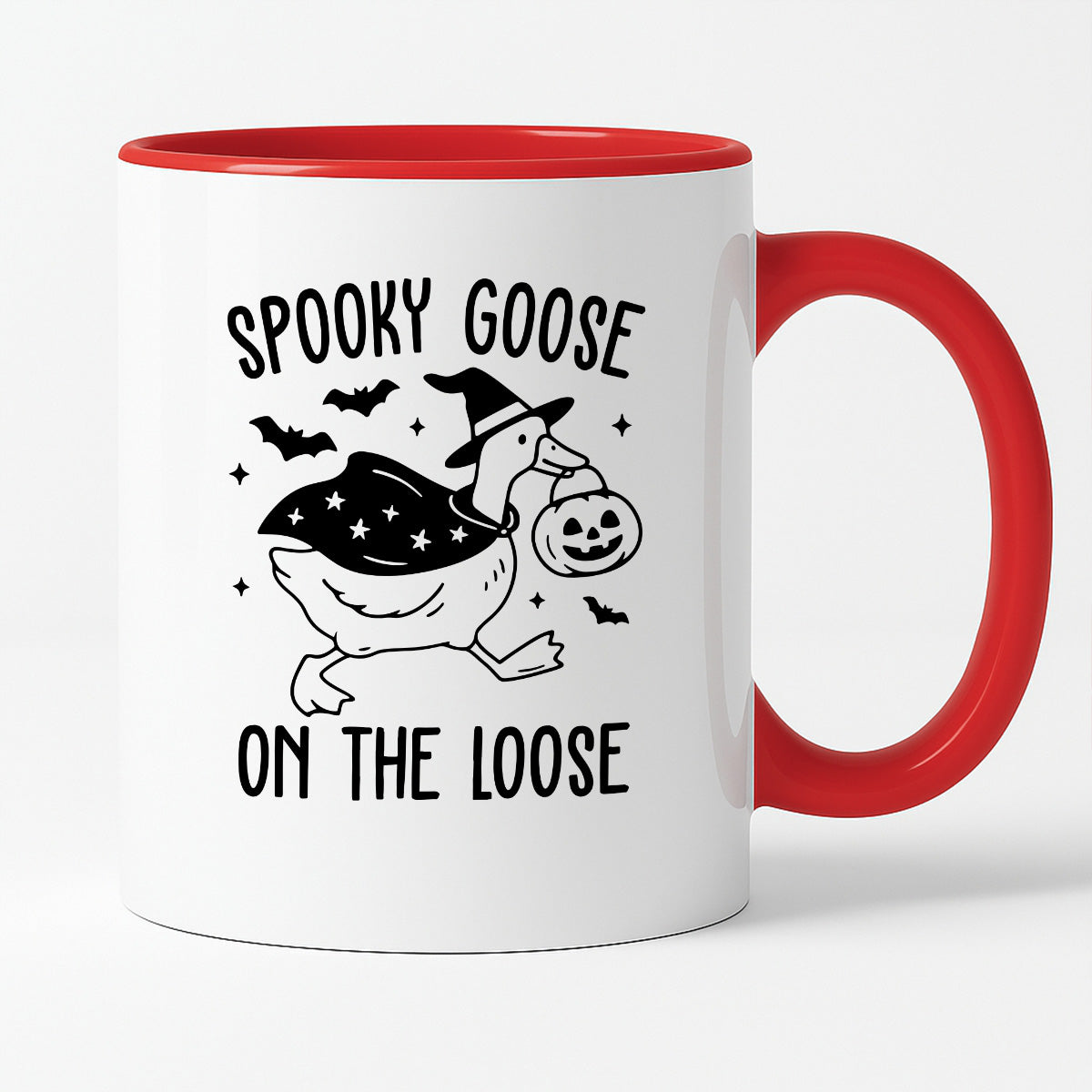 Kubek z nadrukiem "Spookie goose on the loose"