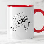 Kubek z nadrukiem "KURWA"