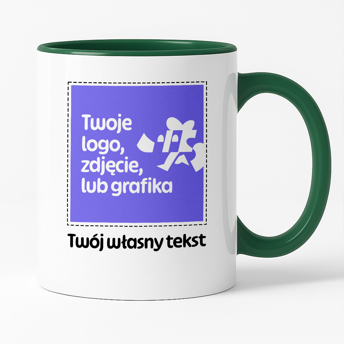 Kubek spersonalizowany z własnym zdjęciem / grafiką i podpisem