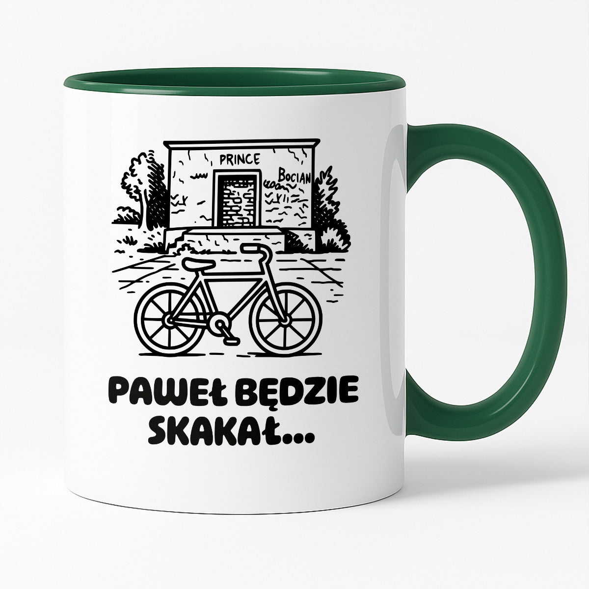 Kubek z nadrukiem - HITY POLSKIEGO INTERNETU - PAWEŁ JUMPER - "Paweł będzie skakał"