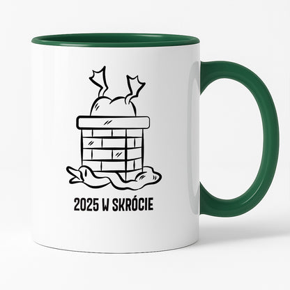 Kubek świąteczny z GĄSKĄ - "2025 W SKRÓCIE"