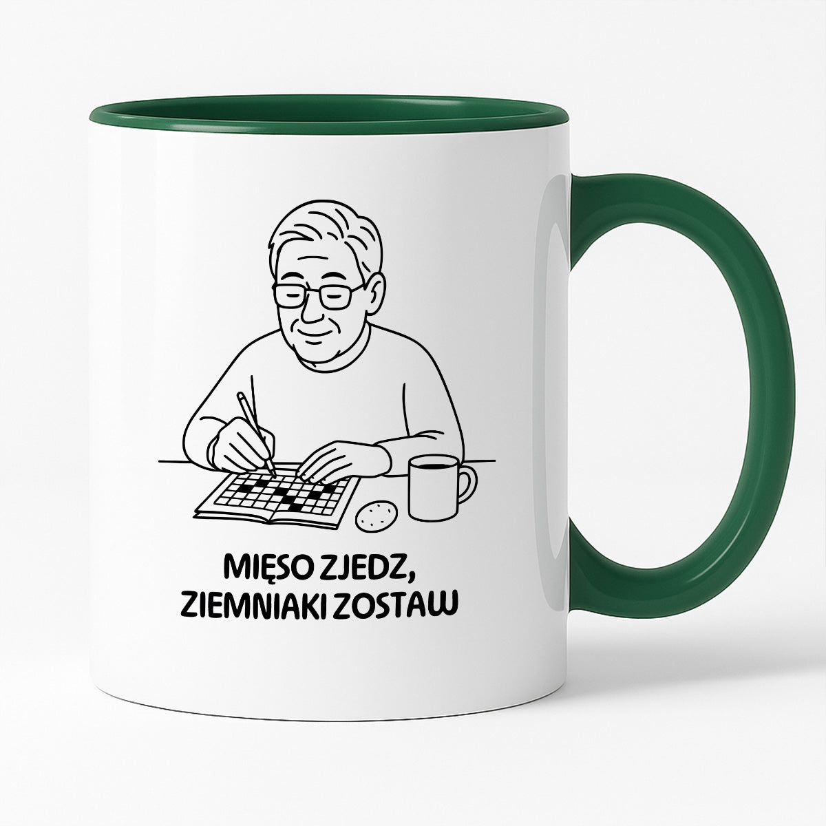 Kubek dla Babci / Dziadka - "Mięso zjedz, ziemniaki zostaw"