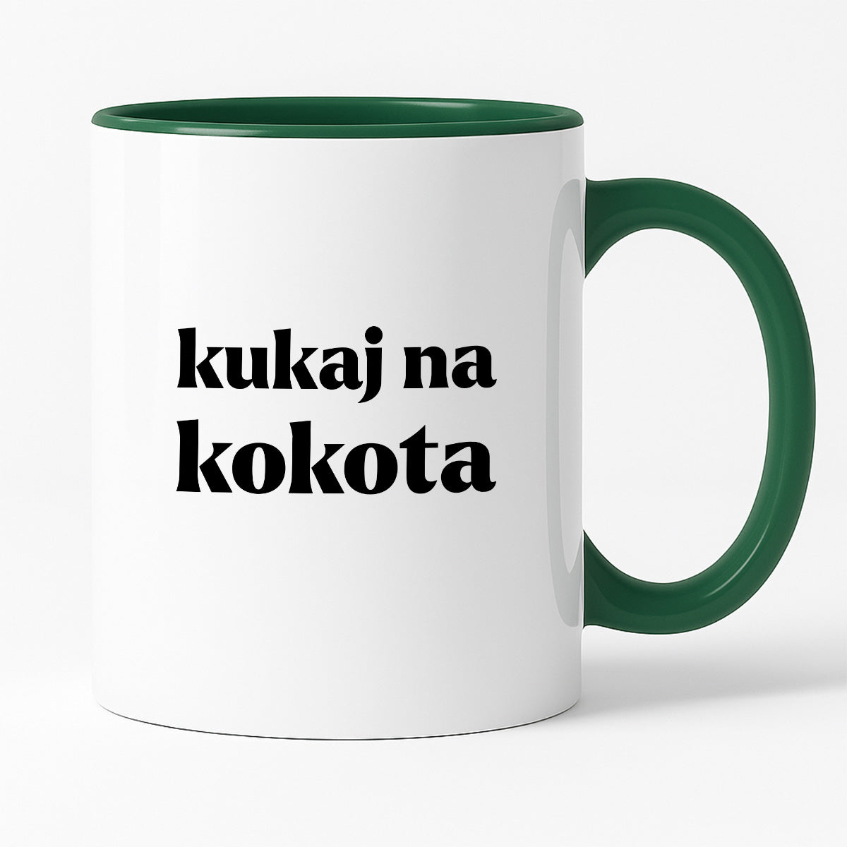 Kubek z nadrukiem - "kukaj na kokota"