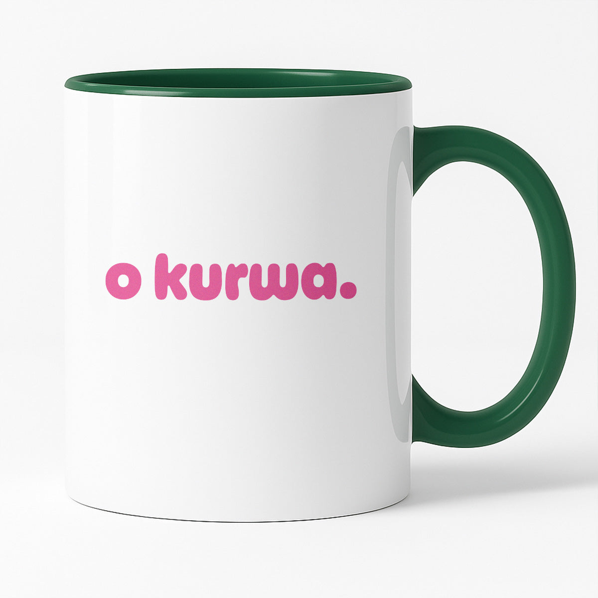 Kubek z nadrukiem "o kurwa" v2