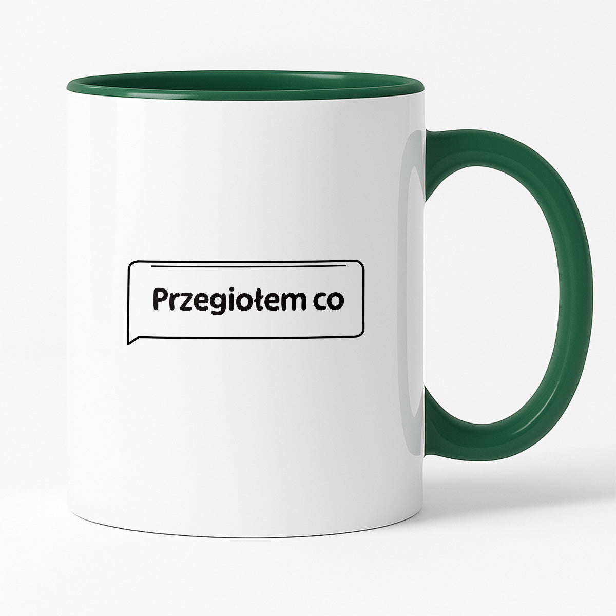 Kubek z nadrukiem - MEM -  "Przegiołem co"