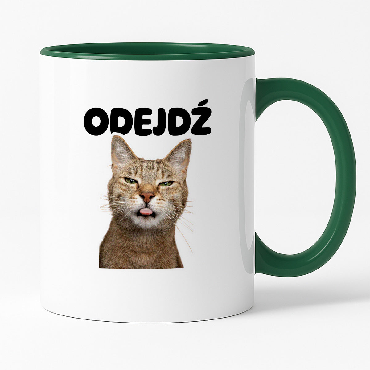 Kubek z nadrukiem - "Odejdź" KOT