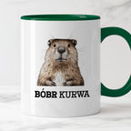 Kubek z nadrukiem "Bóbr kurwa"
