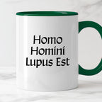 Kubek z nadrukiem "Homo Homini Lupus Est" v2
