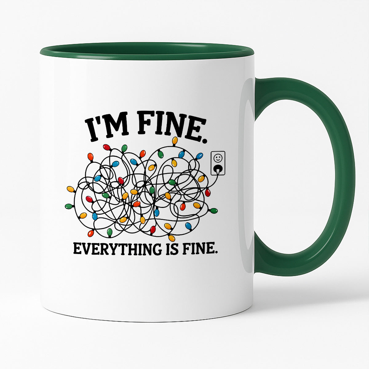 Kubek świąteczny "I'm fine. It's fine. Everything's fine."