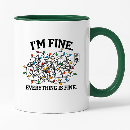 Kubek świąteczny "I'm fine. It's fine. Everything's fine."