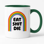 Kubek z nadrukiem "EAT SHIT DIE"