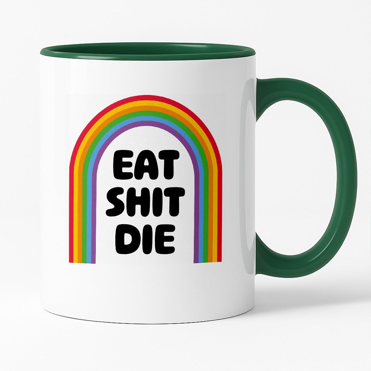 Kubek z nadrukiem "EAT SHIT DIE"