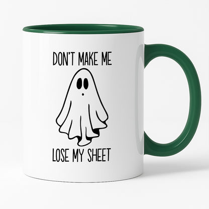 Kubek z nadrukiem "Don't make me loose my sheet" HALLOWEEN 🎃