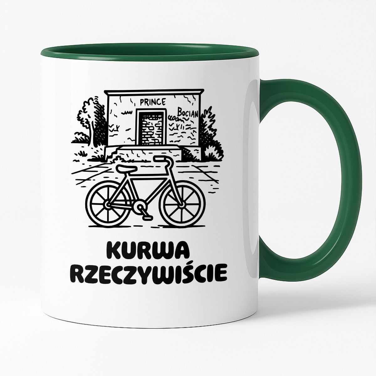 Kubek z nadrukiem - HITY POLSKIEGO INTERNETU - PAWEŁ JUMPER - "Kurwa rzeczywiście"