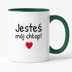 Kubek z nadrukiem - "Jesteś mój chłop!"