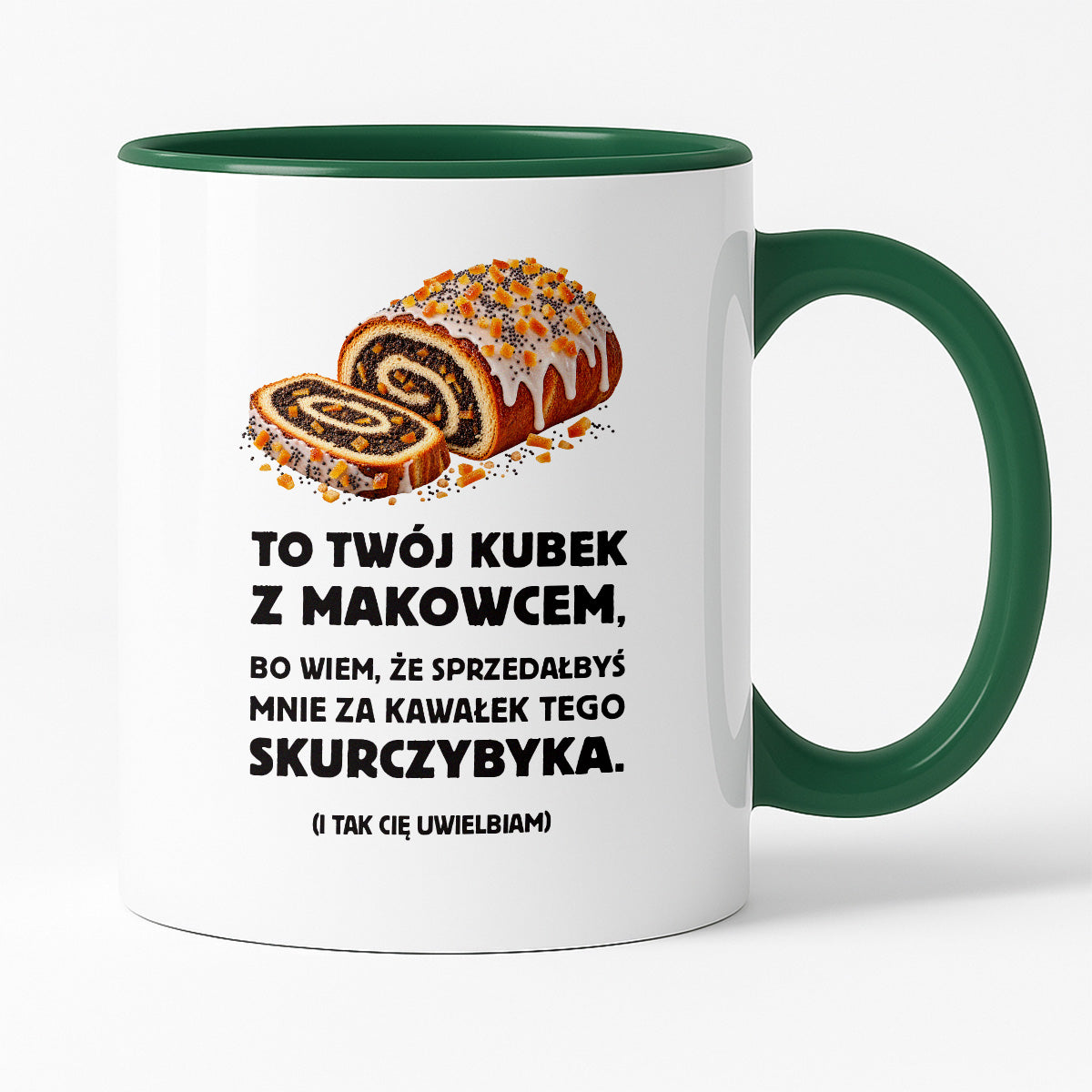 Kubek z nadrukiem "Kubek z makowcem"