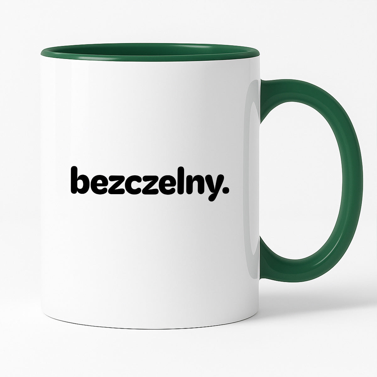 Kubek z nadrukiem - "bezczelny."