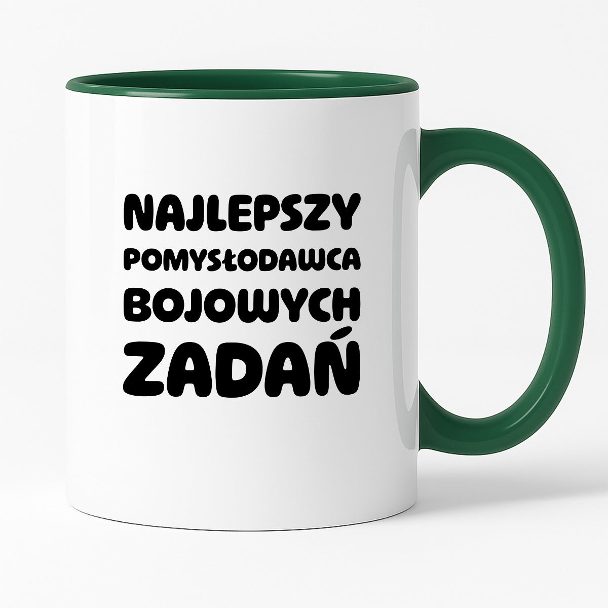 Kubek z nadrukiem - "Najlepszy pomysłodawca bojowych zadań"