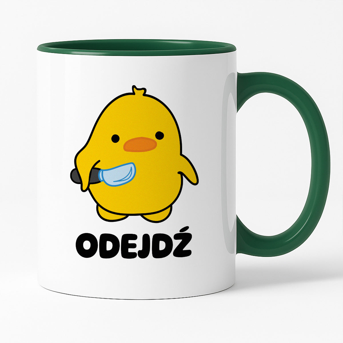 Kubek z nadrukiem - "Odejdź"