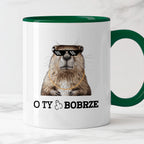 Kubek z nadrukiem "O Ty ch*ju bobrze"