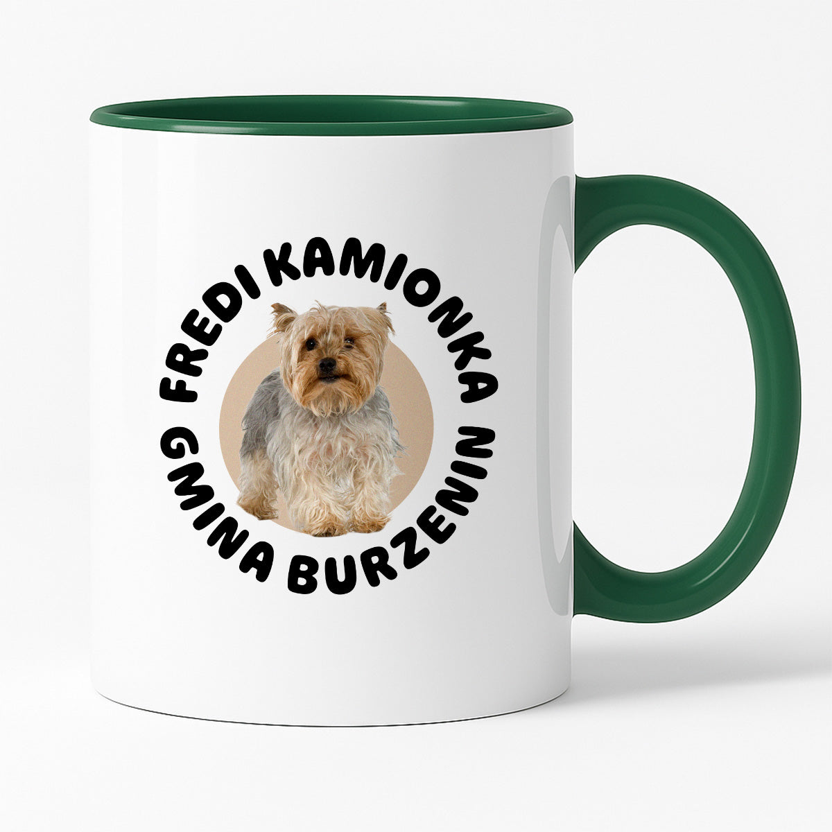 Kubek z nadrukiem - "Fredi Kamionka Gmina Burzenin"