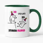Kubek z nadrukiem "STO LAT! STARA RURO" [dowolny wiek]