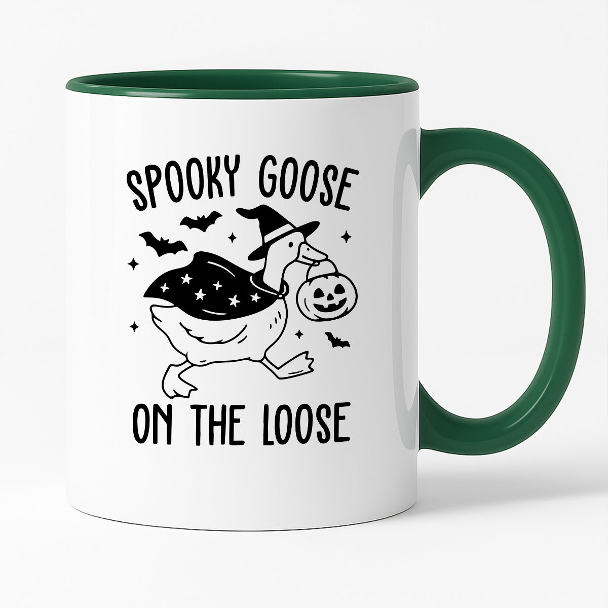Kubek z nadrukiem "Spookie goose on the loose"