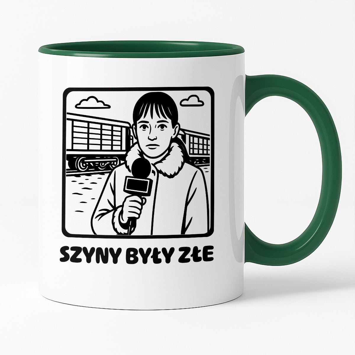 Kubek z nadrukiem - HITY POLSKIEGO INTERNETU - "Szyny były złe..."