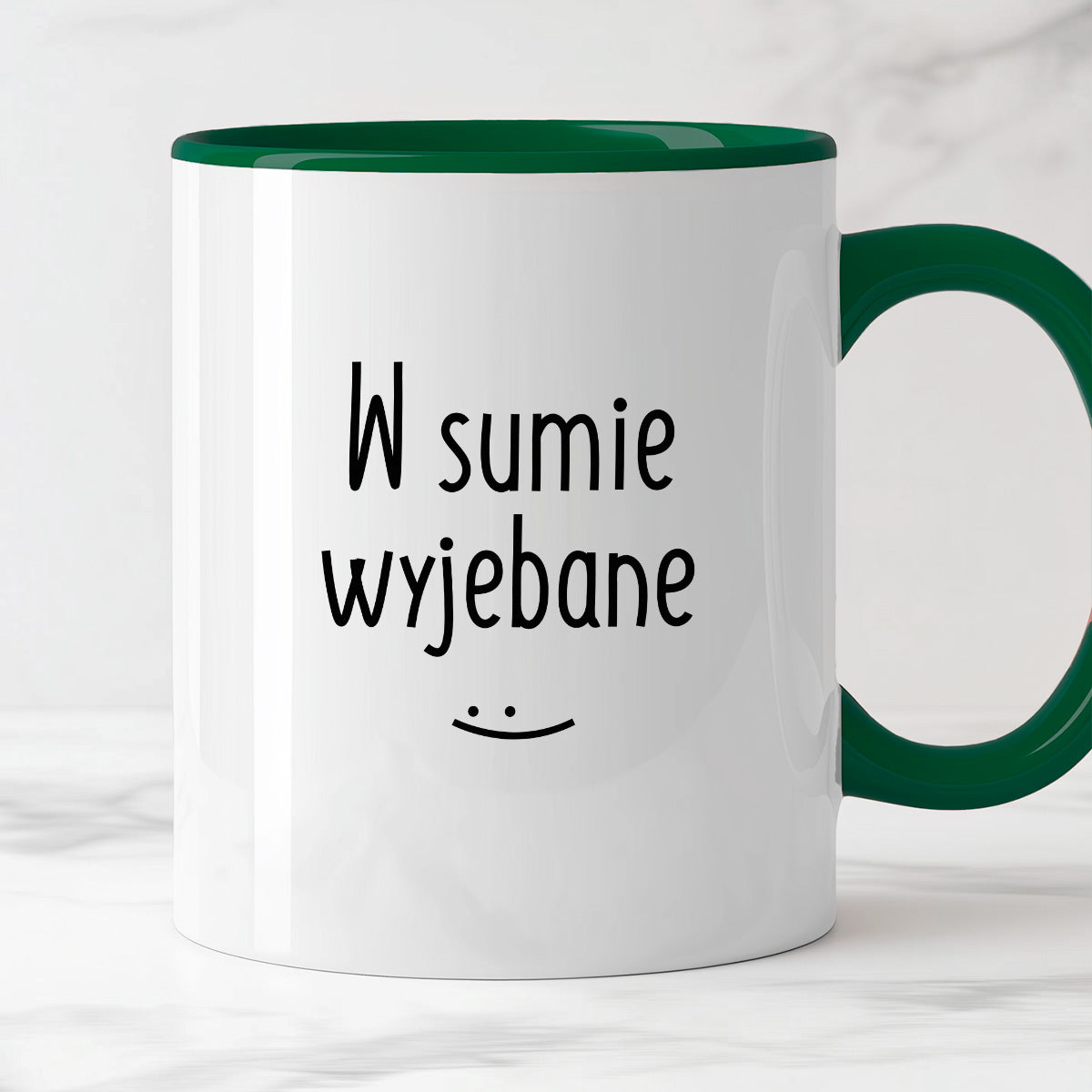 Kubek z nadrukiem "W sumie wyjebane"