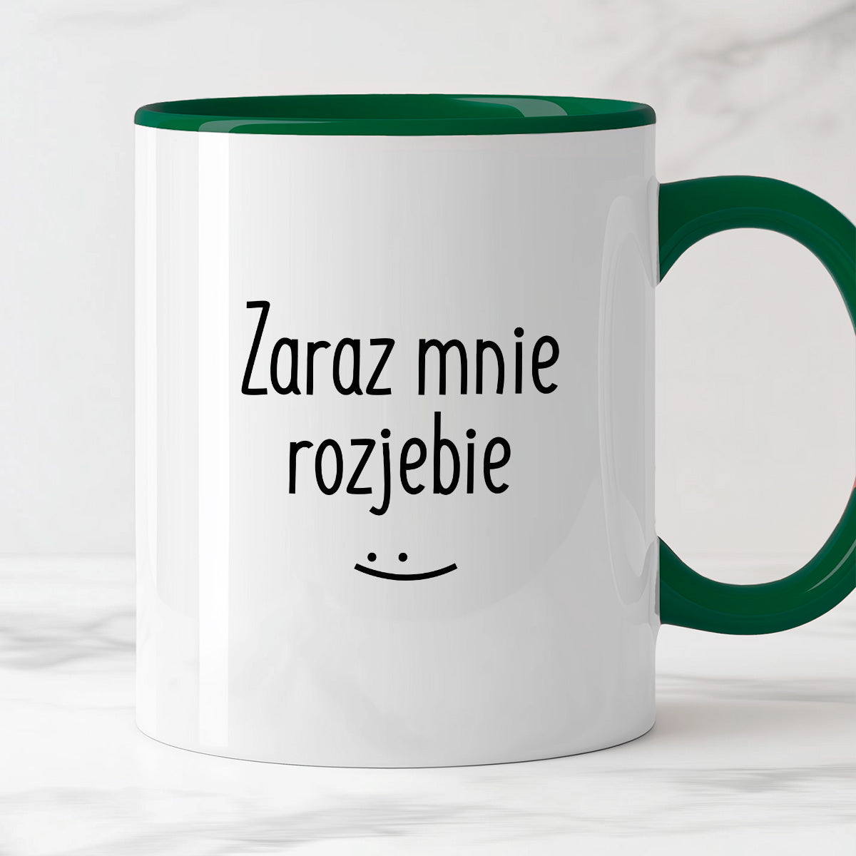 Kubek z nadrukiem "Zaraz mnie rozjebie"