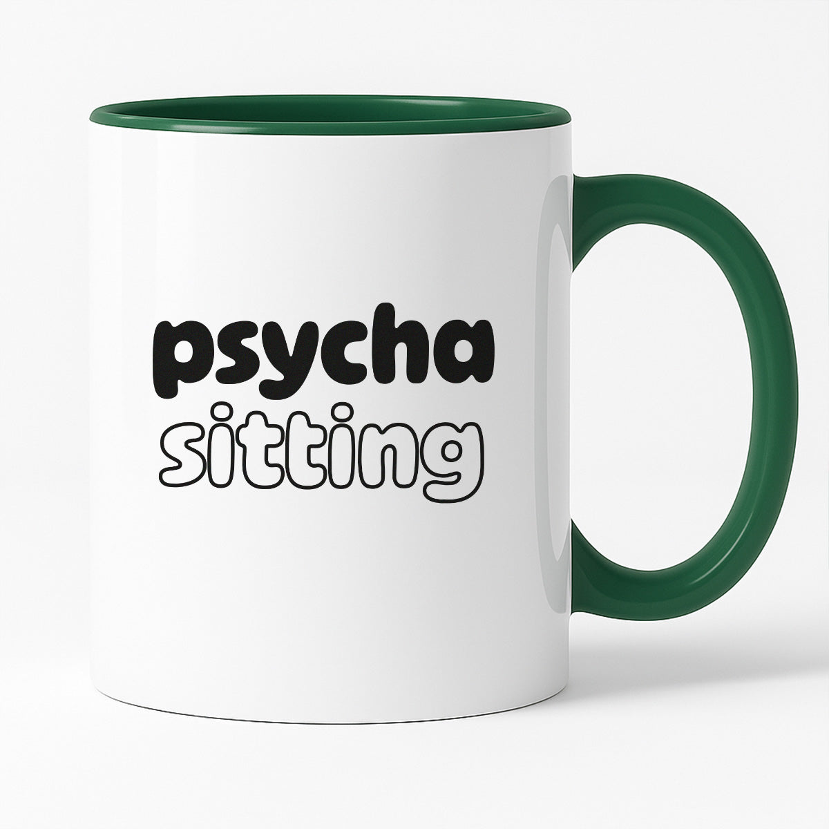 Kubek z nadrukiem - "Psycha sitting"