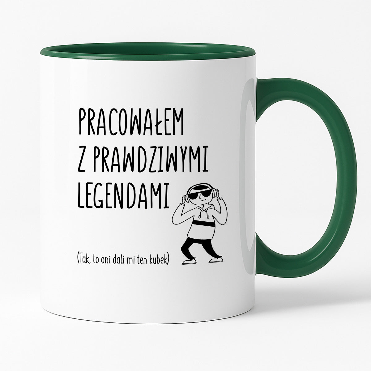 Kubek z nadrukiem na ODEJŚCIE Z PRACY - "Pracowałem z prawdziwymi legendami"