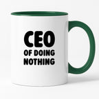 Kubek z nadrukiem - "CEO of doing nothing"